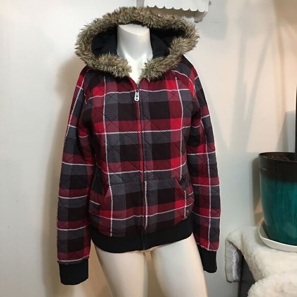 Roxy Thick full zip hooded jacket - Picture 1 of 8